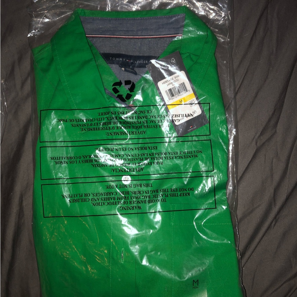 Women’s full button up.